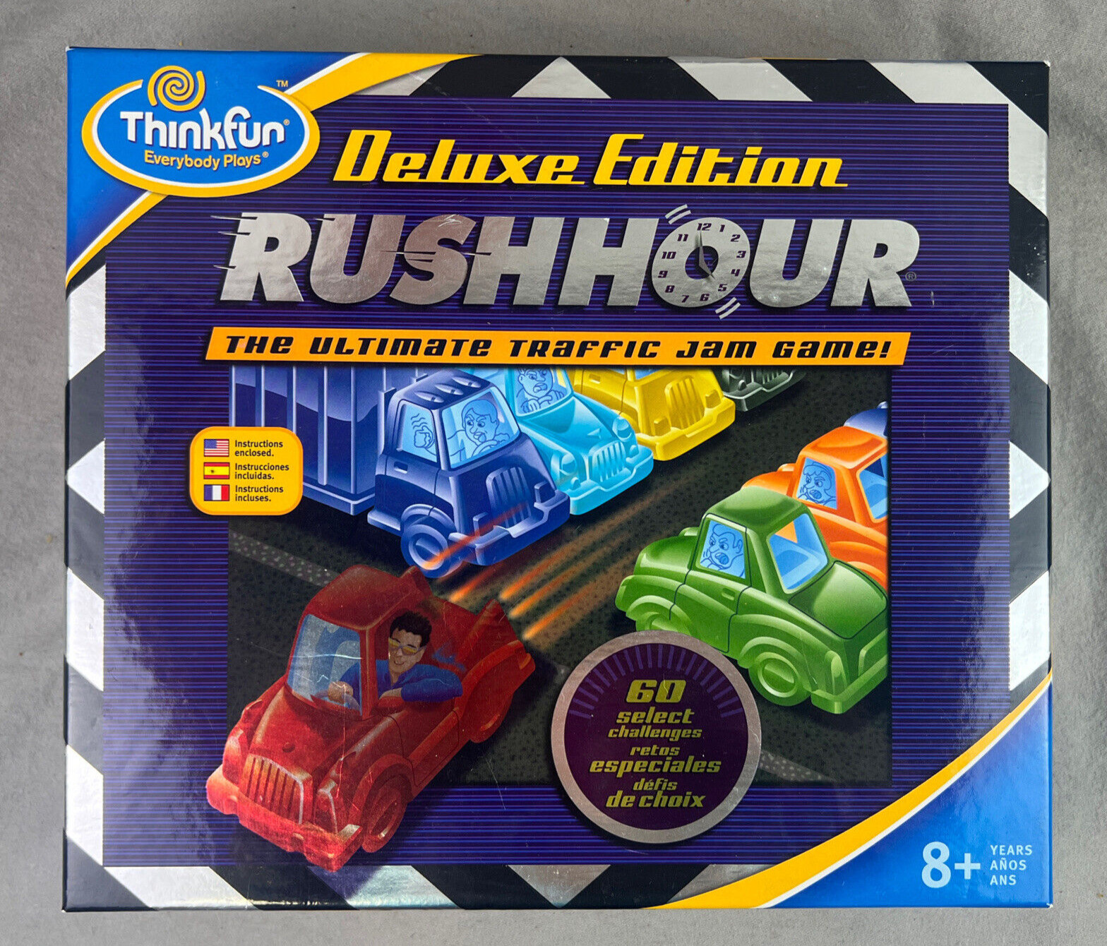 Thinkfun 2006 Rush Hour Deluxe Edition Ultimate Traffic Jam Game Ages 8+ NIOB