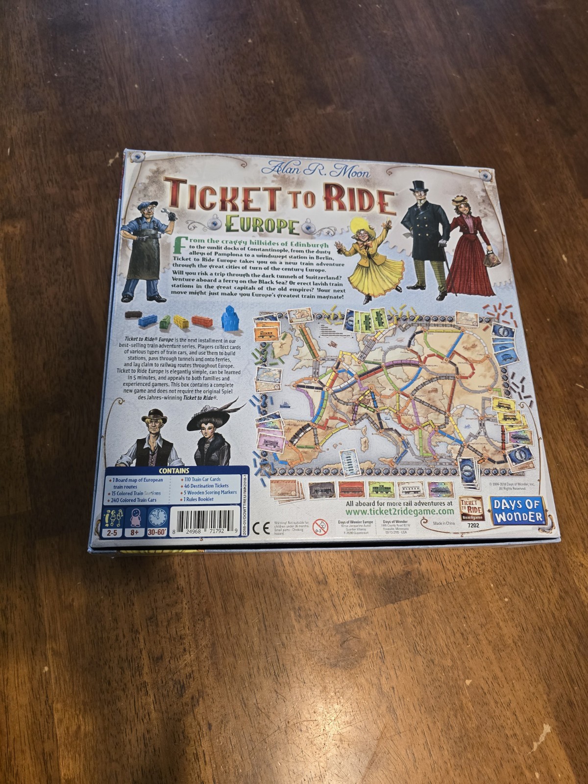 Days of Wonder Ticket to Ride Europe Board Game – DO7202