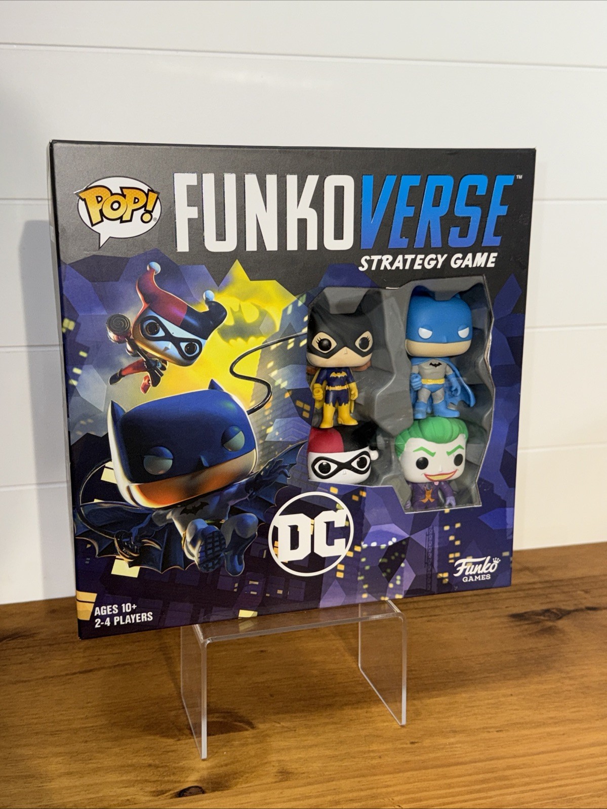 FunkoVerse DC Comics Strategy Game 4-Pack Batman Joker Harley Quinn Batgirl