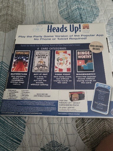 Heads Up Party Game – As seen on Ellen – 3rd Edition – New – Sealed