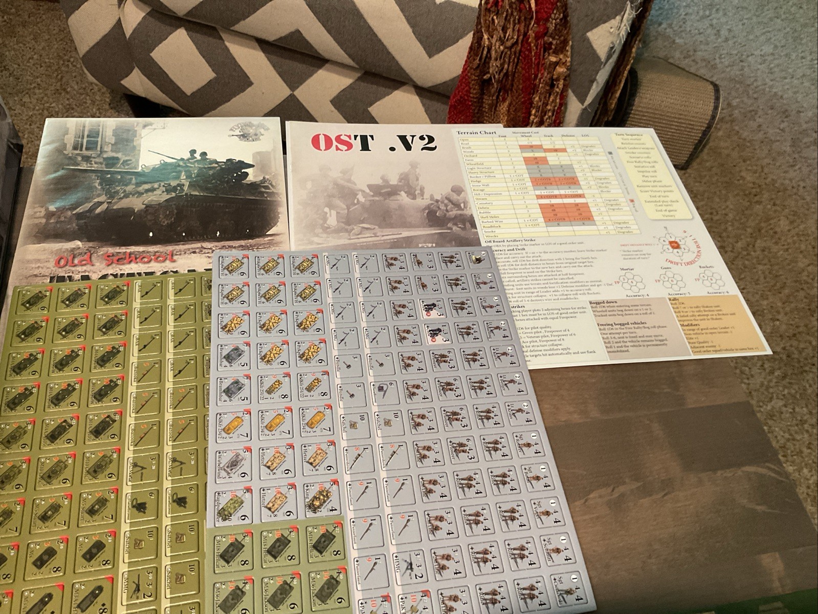 Flying Pig Wargame Old School Tactical (Volume 2) Box UNPUNCHED w/PLAYER MATS 💯