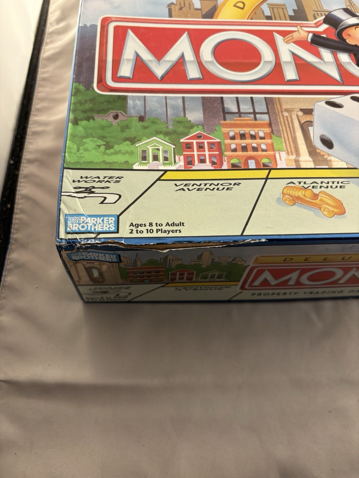 1998 Deluxe Monopoly Board Game by Parker Brothers Complete Very Good Condition