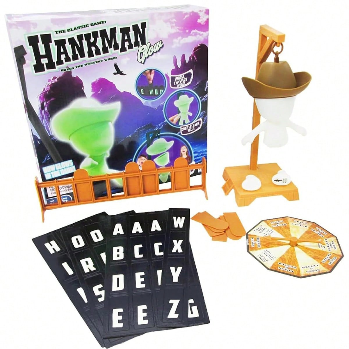 Magnetic Hangman Mystery Words Guessing Game For Kid &Families Travel Games US