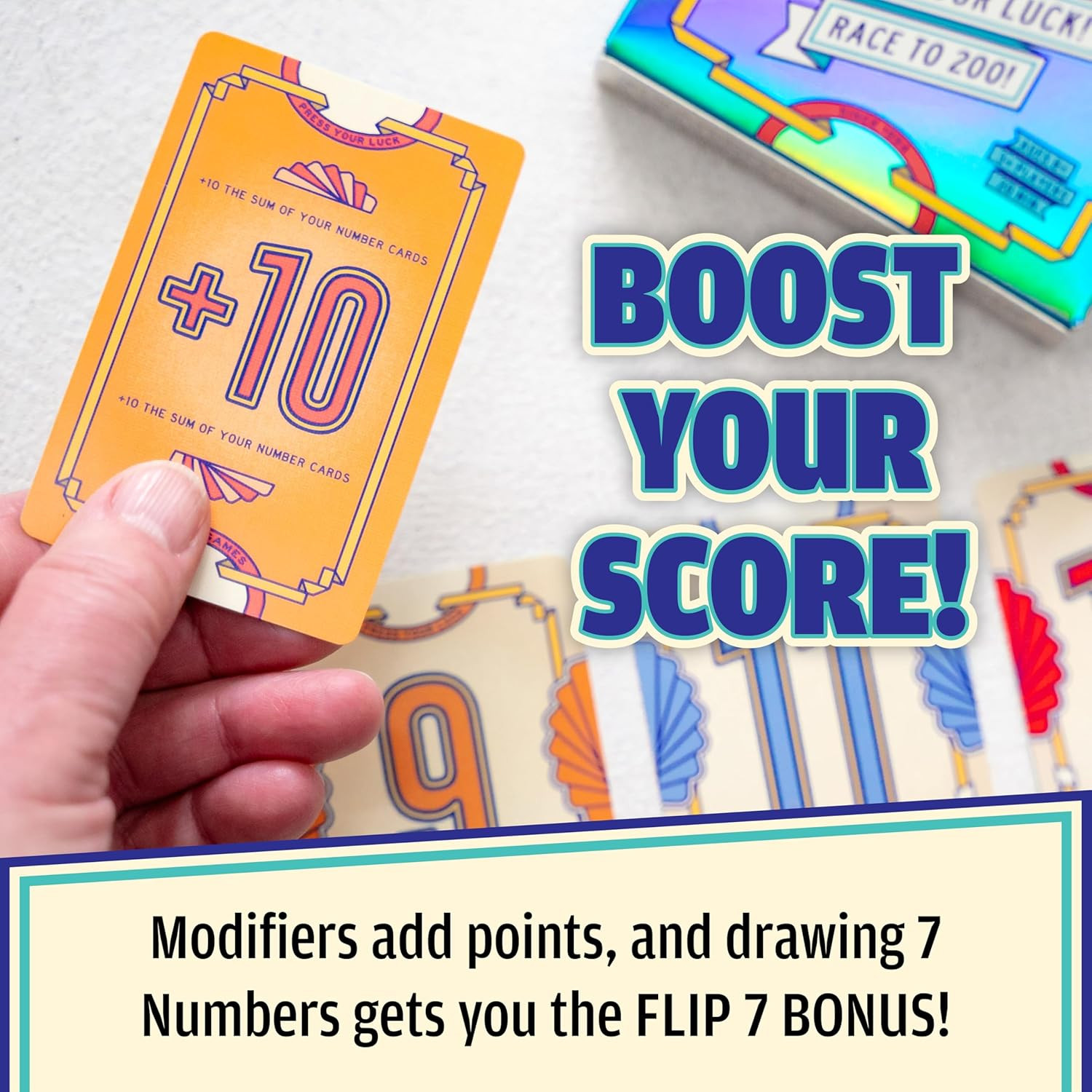 Flip 7, the Ultimate Blend of Press Your Luck & Strategy, Fast-Paced