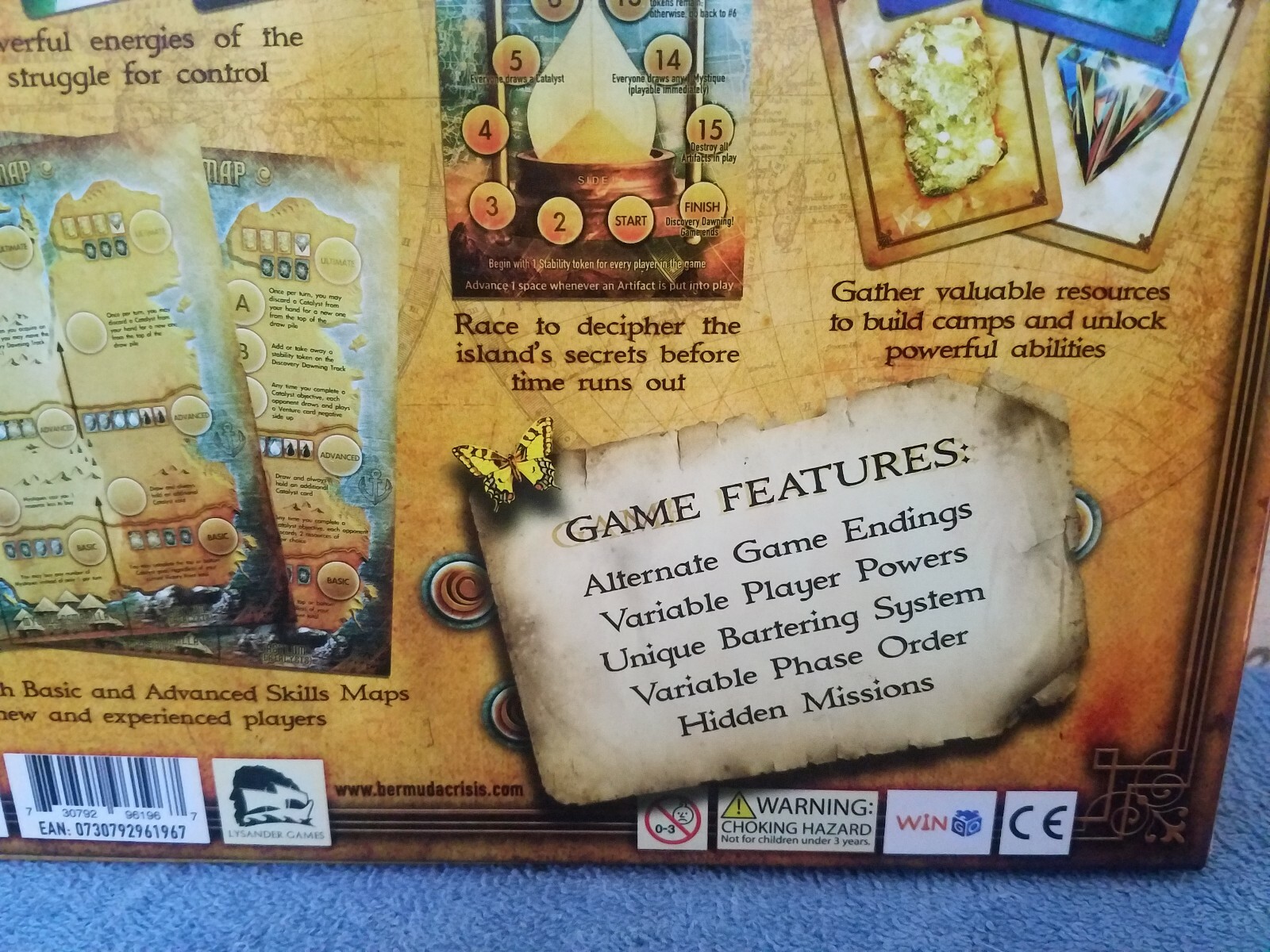 The Bermuda Crisis Discovery Dawning Lysander Games Boardgame COMPLETE