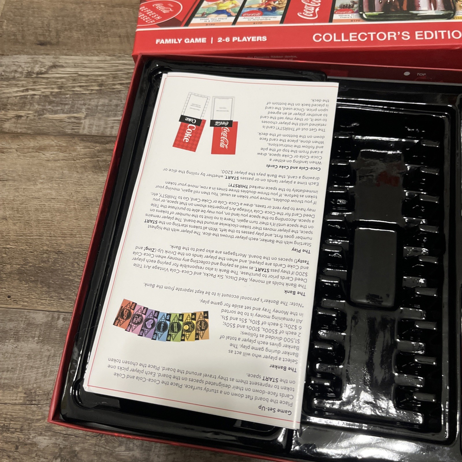 Coca-Cola Opoly Board Game Collector’s Edition 6 Token Set by Masterpieces
