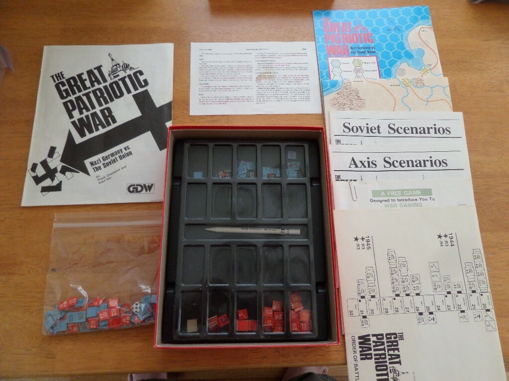 GDW : The Great Patriotic War game – Germany vs. Soviets + Battle for Moscow PU