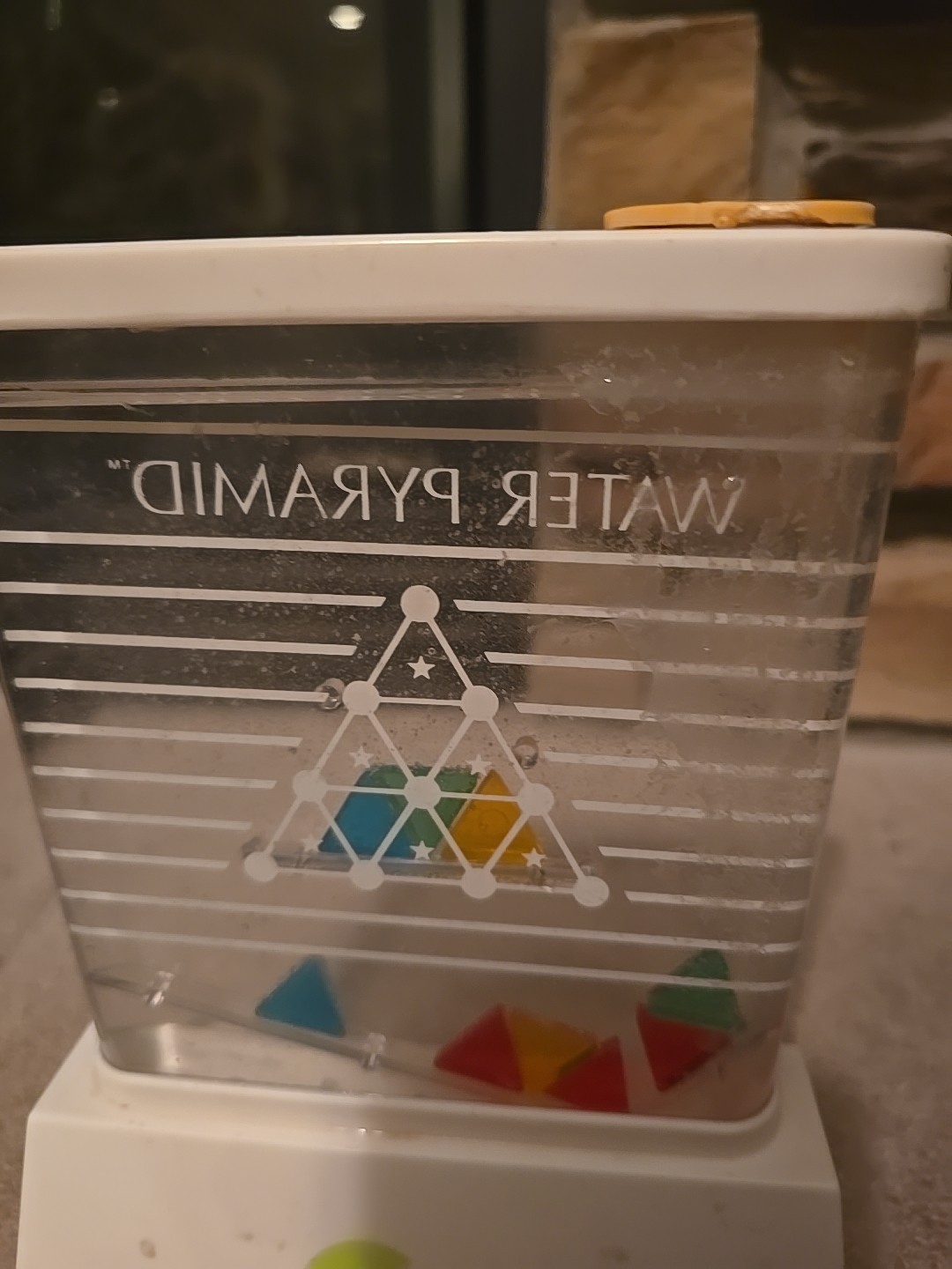 Vintage TOMY Waterful Ring Toss Game Water Pyramid