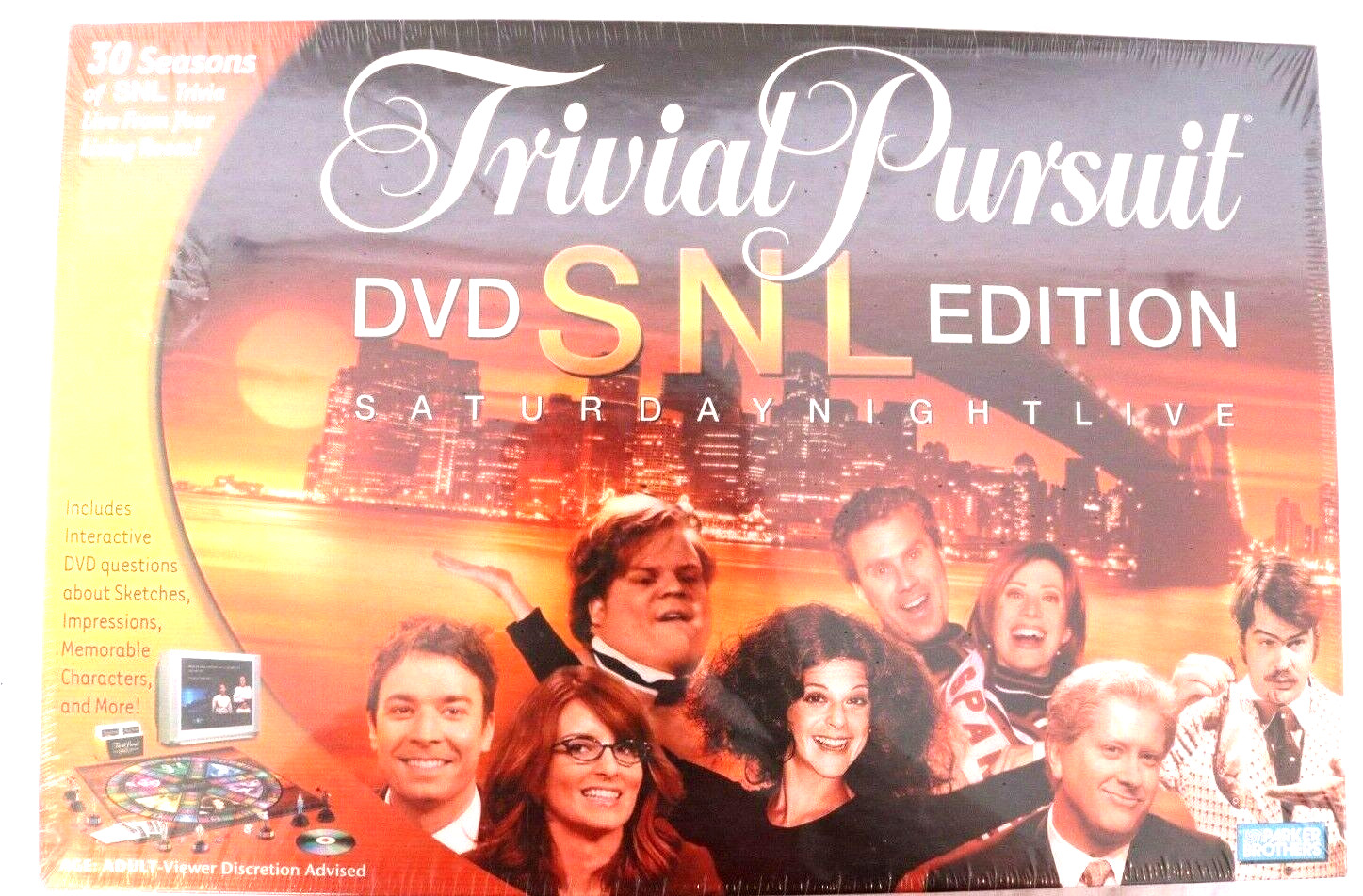 NEW Trivial Pursuit Saturday Night Live SNL Sealed Parker Brother DVD Board Game