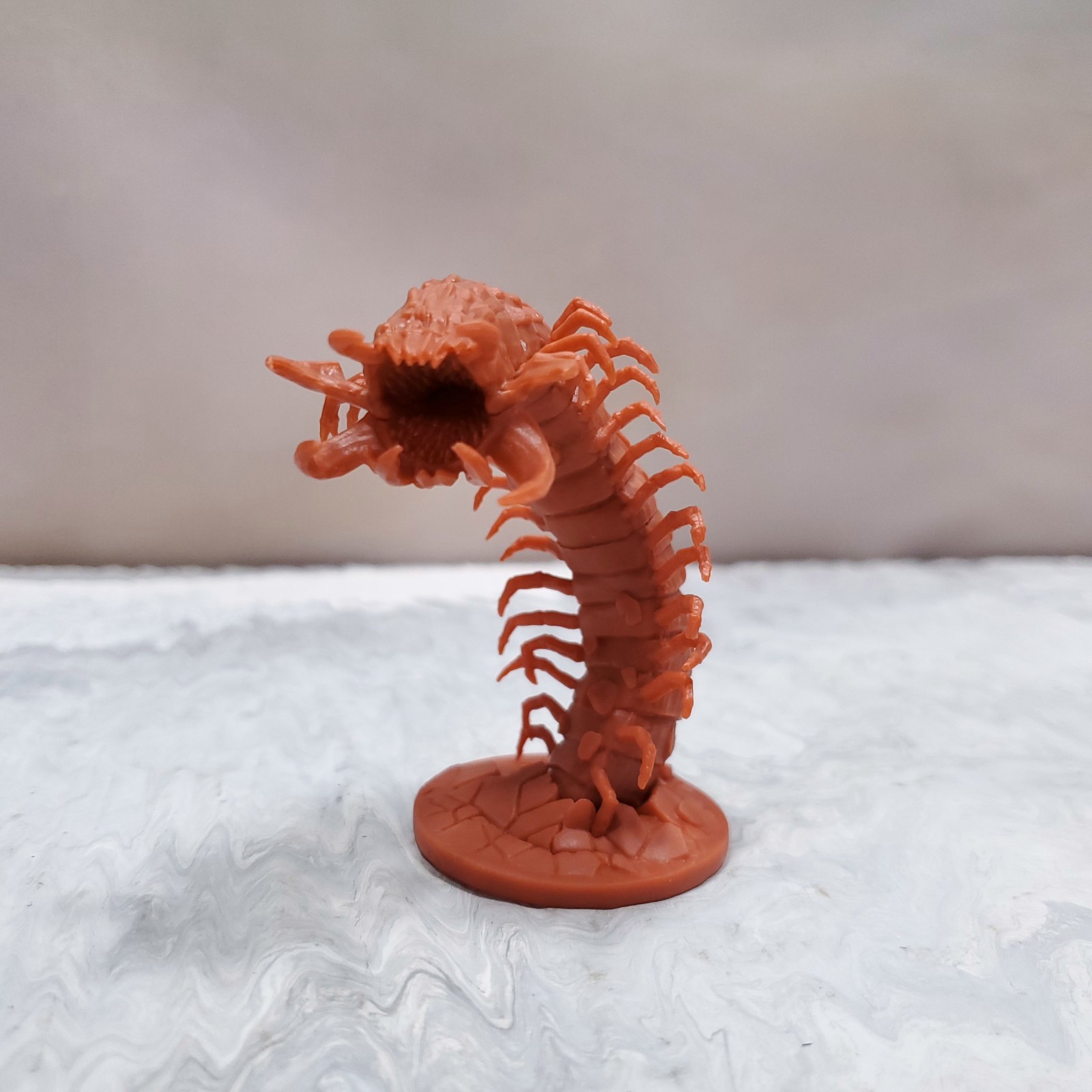 Terror Below Worm Mini Hidden Cache TPK WORM Figurine for board game 2 inch