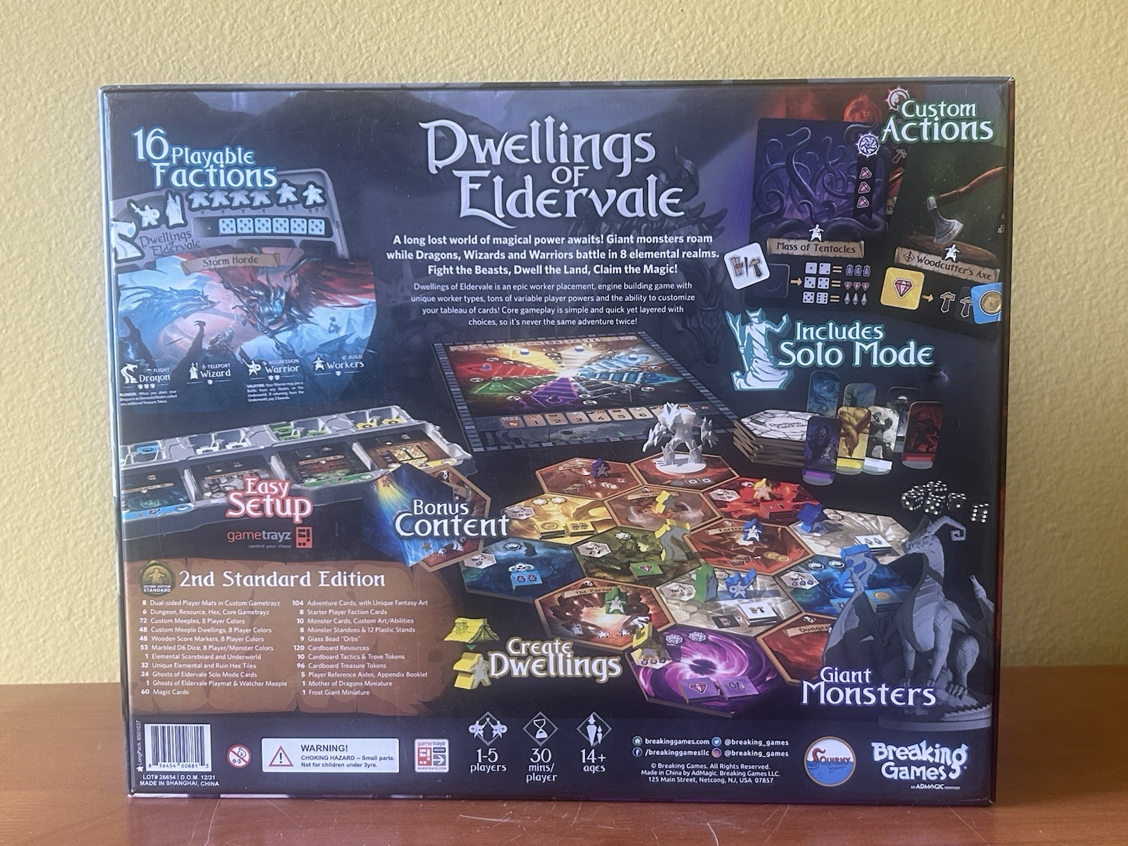 Dwellings of Eldervale: Standard Main Game 2nd Edition Opened But Never Played