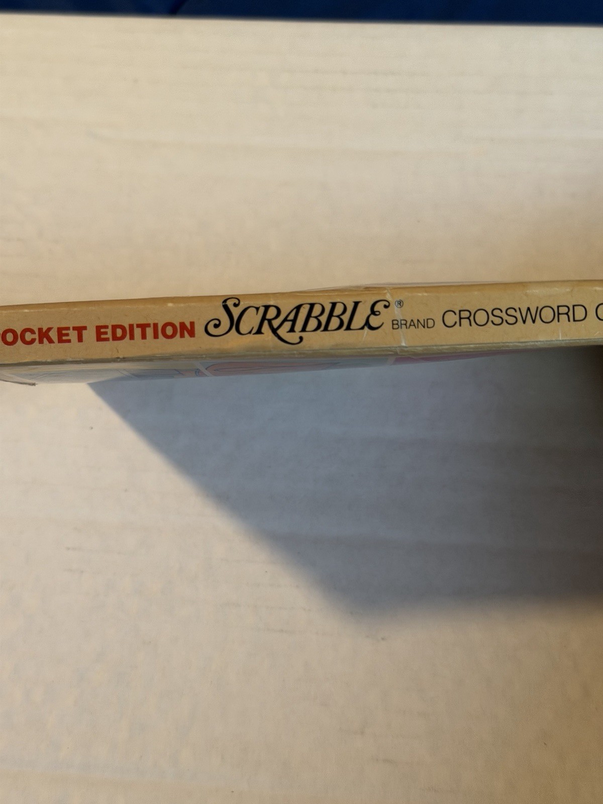 Scrabble Crossword Game Pocket Edition Travel Size 1978 Complete W/Box, Used