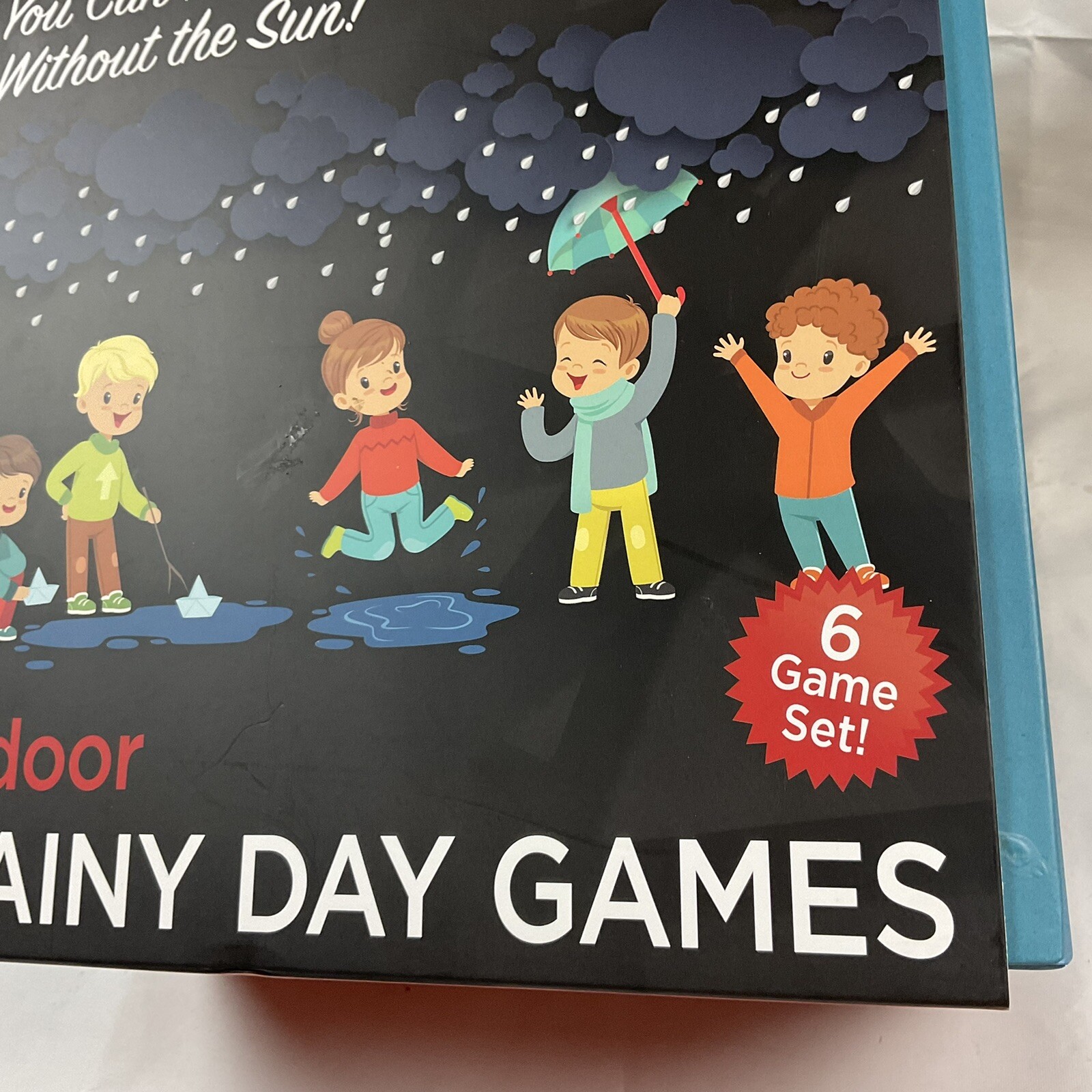 Nifty Indoor Rainy Day Games Kit. 6 Classic Game Set Ages 14 And Up