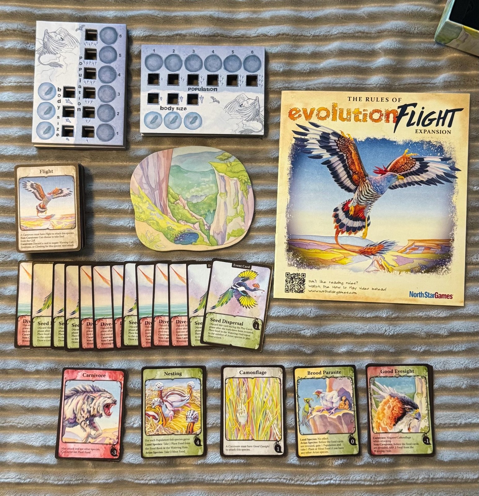 Evolution: Flight Expansion Board Gam
