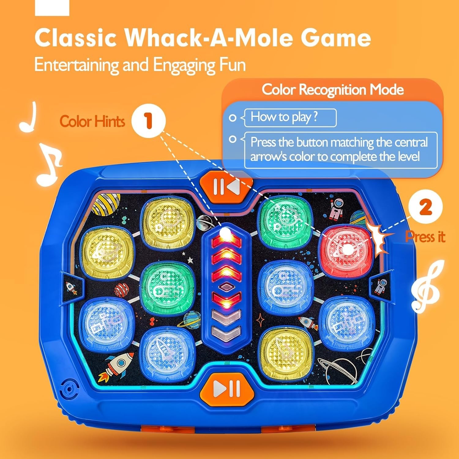 STEM Whack-a-Mole Game for Kids – Interactive Fun for Ages 3-8 with Safety Focus