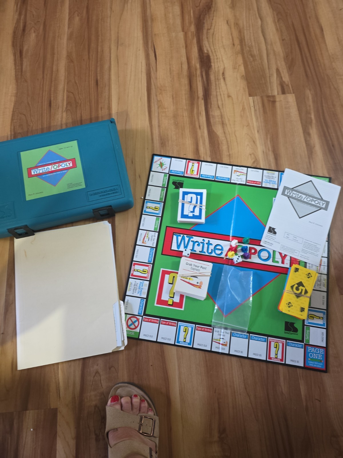 WriteOPOLY Game Creative Writing Board Game Emerging Writers Reluctant Students