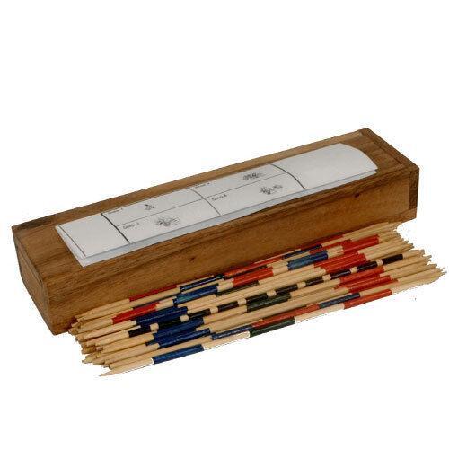 Fair Trade Thai Thailand Wooden Rainwood Mikado Set in Wooden Box 20x5x3cm