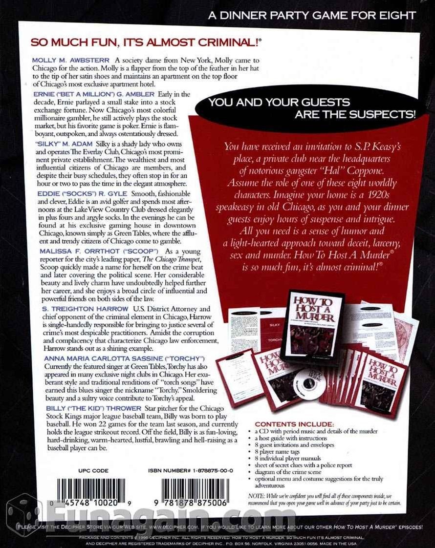 How To Host A Murder – The Chicago Caper