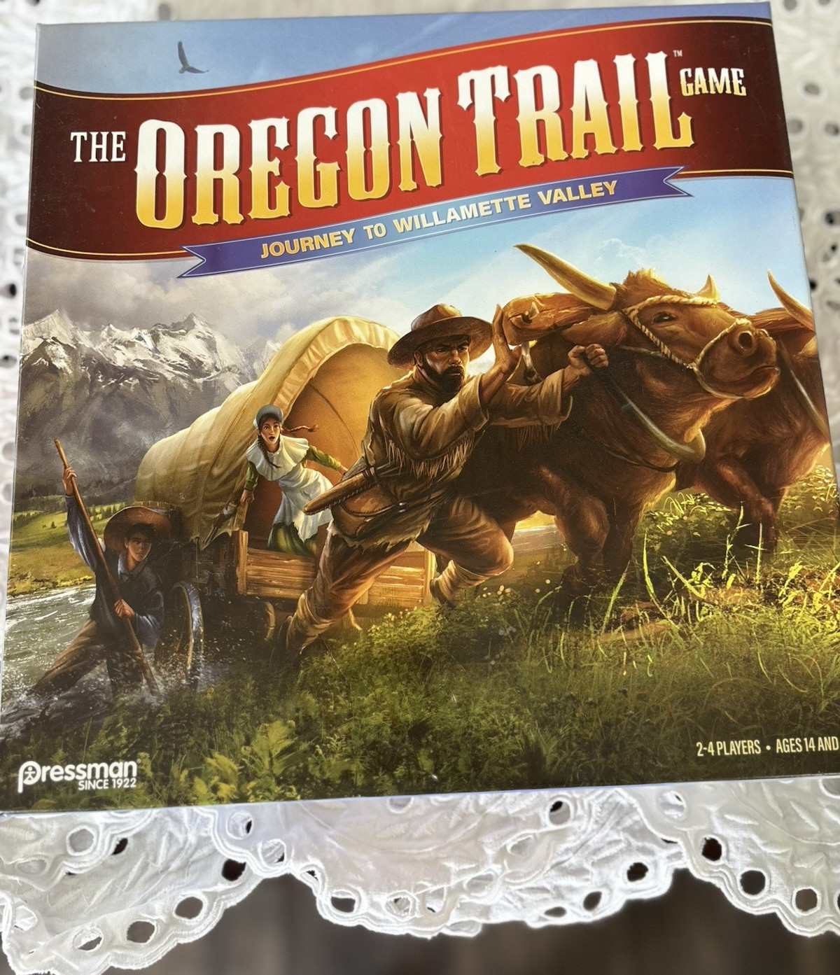 Pressman The Oregon Trail Game Board Game, Adventure, 2-4 Players, Ages 14+
