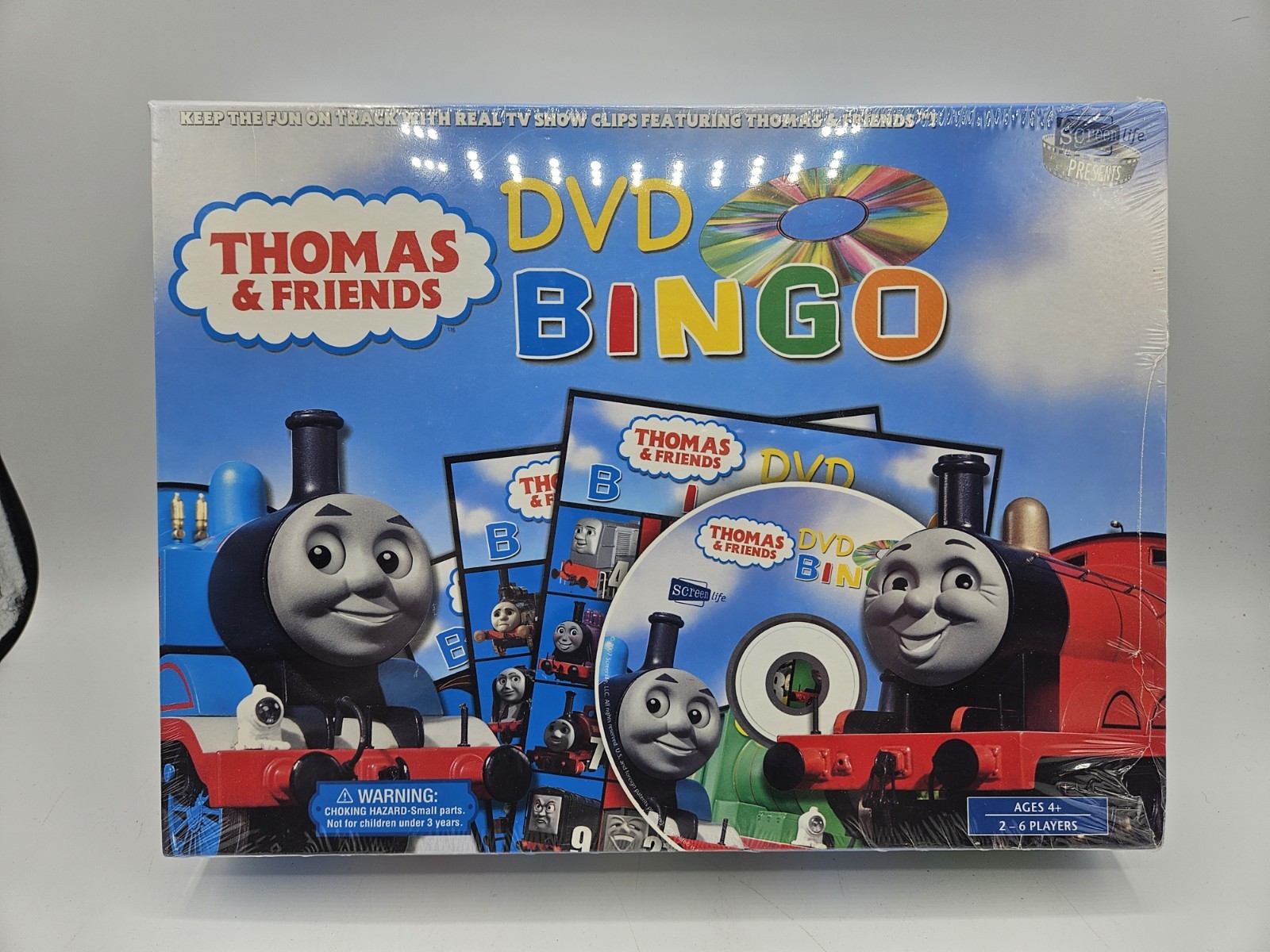 Thomas The Tank Engine & Friends DVD BINGO ScreenLife 2007 Board Game New/Sealed