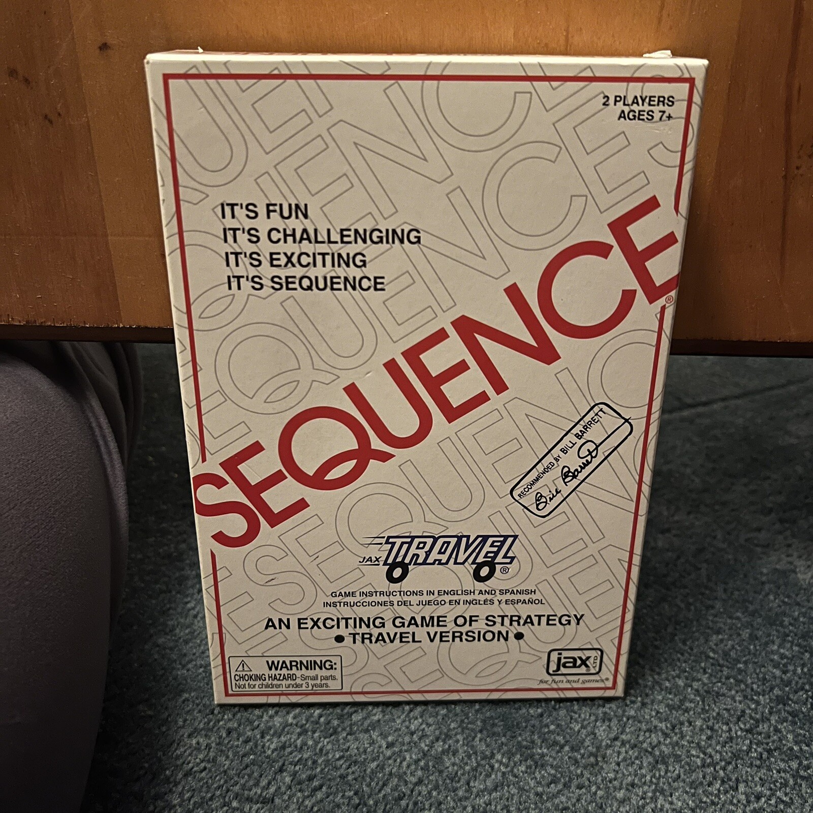 SEQUENCE Travel Case The Exciting Strategy Game Compact Brand New In Box