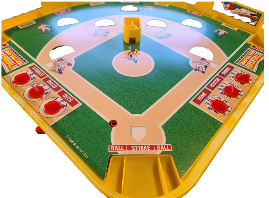 Time Machine Baseball Vintage Tabletop Game Complete Open Box Excellent Conditio