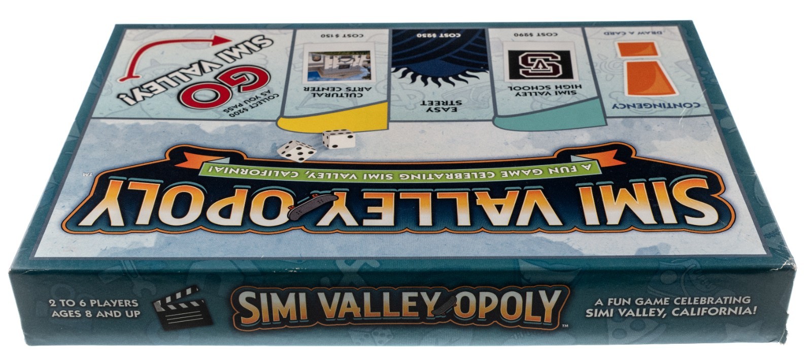 Simi Valley-Opoly Late for the Sky Simi Valley Monopoly Barley Used
