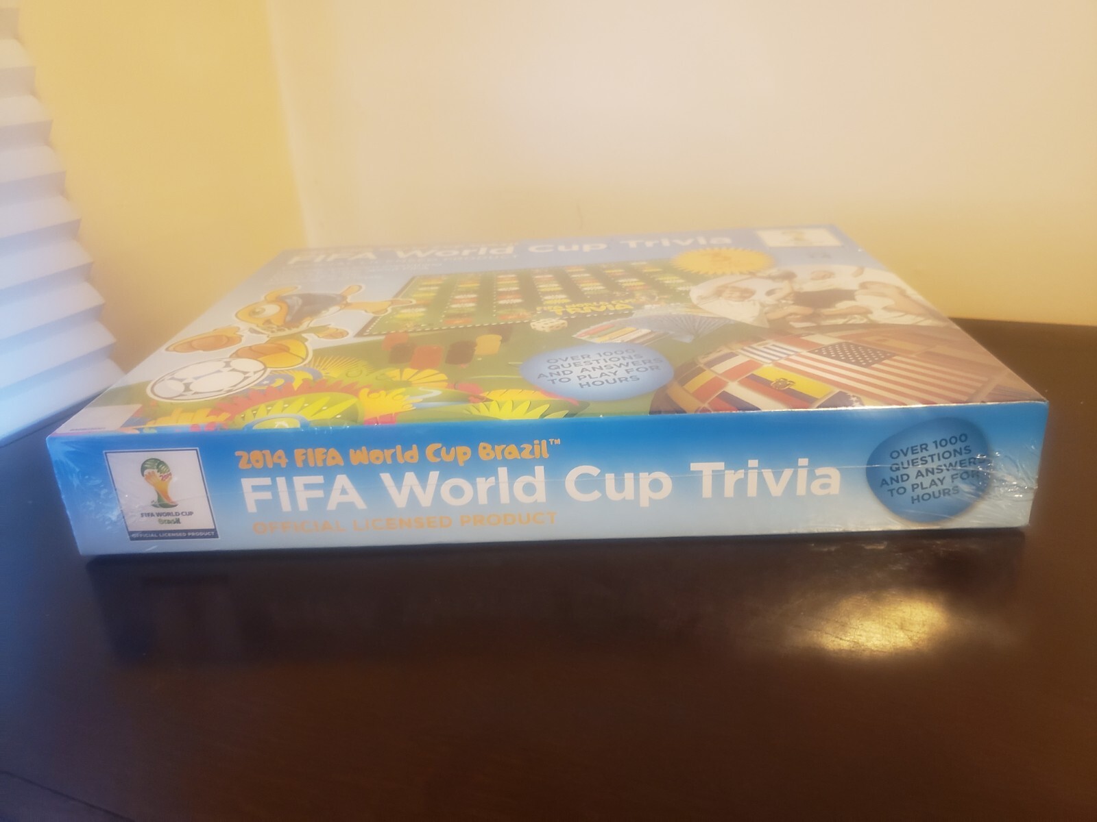 2014 FIFA World Cup Trivia board Game Brazil official Brand NEW Factory Sealed