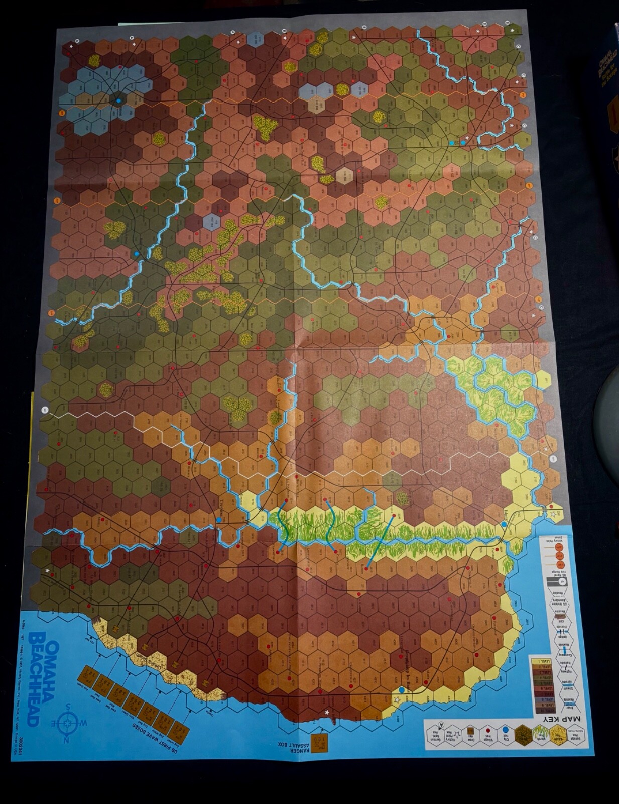 Omaha Beach Battle for the Bocage 1987 Victory Games