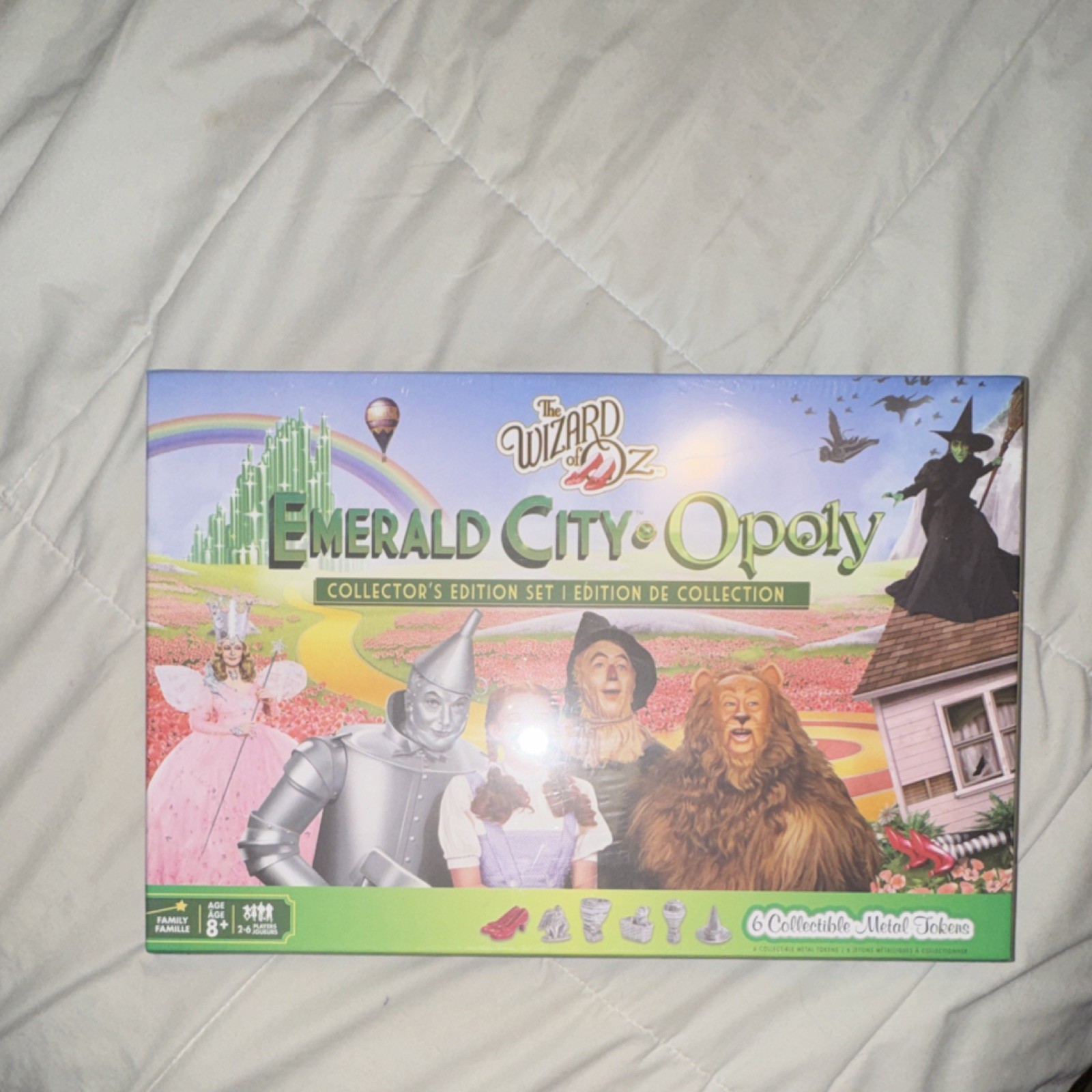 MasterPieces Emerald City Opoly Collector’s Edition Board Game 6 Metal Tokens