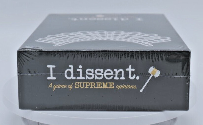 I Dissent A Game Of Supreme Opinions RBG Ruth Bader Ginsberg Trivia Game NEW