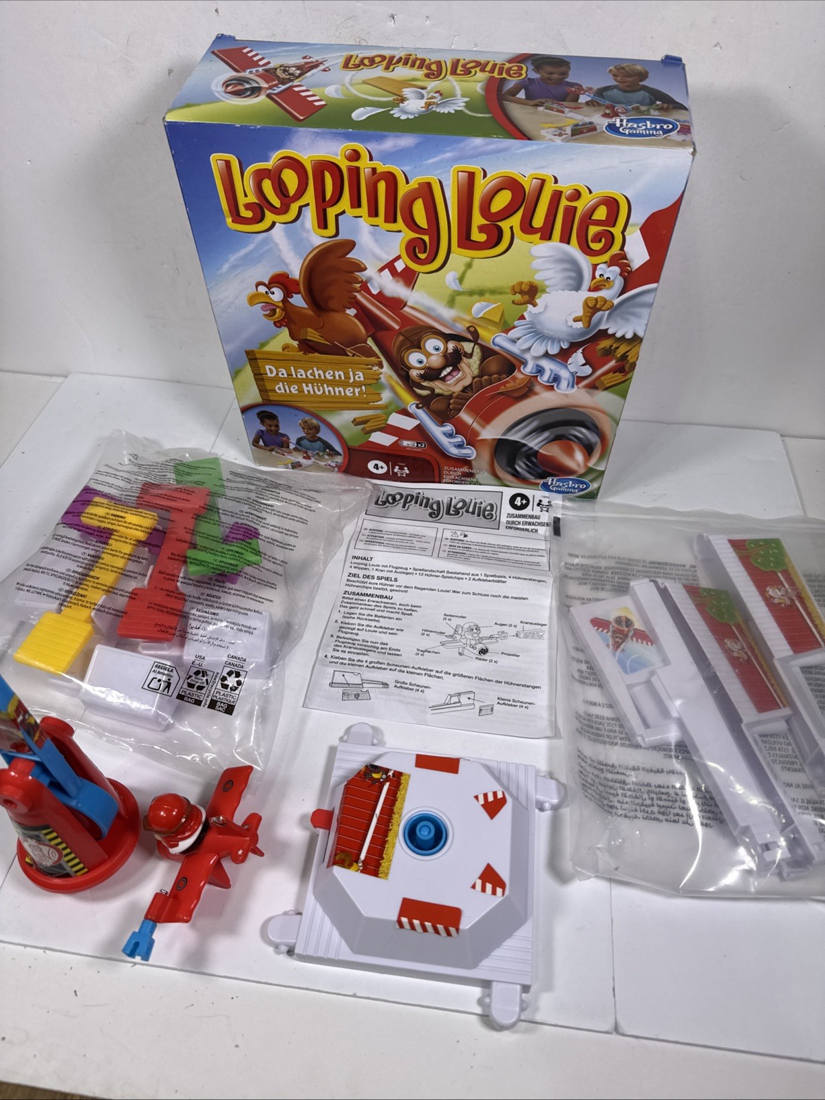 Hasbro 15692398 Looping Louie Children’s Game, Funny 3D Party *INCOMPLETE