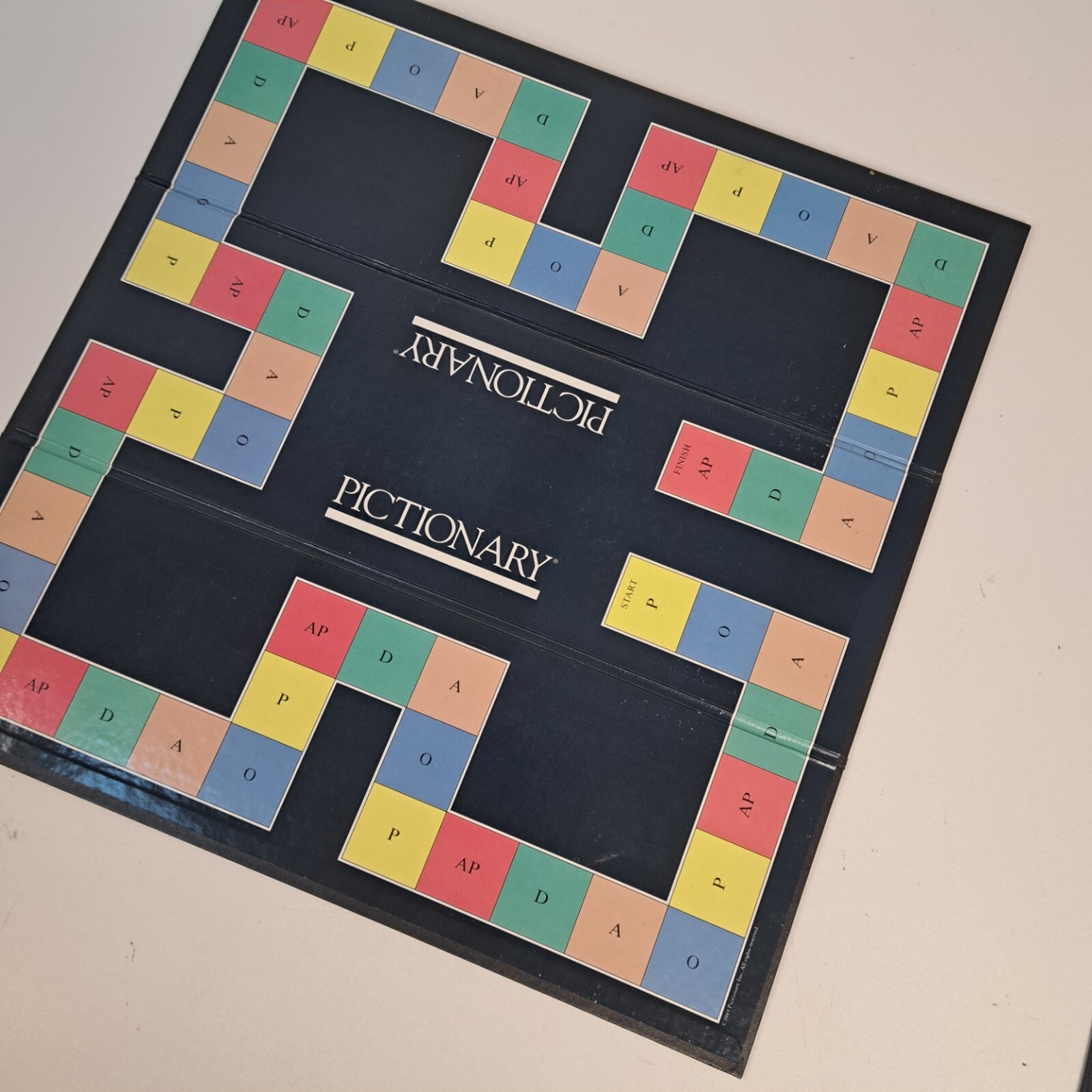 Vintage PICTIONARY 1985 FIRST EDITION Replacement board only