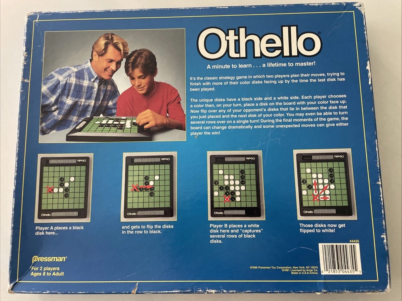Vintage 1996 ~ Othello Board Game by Pressman – Complete