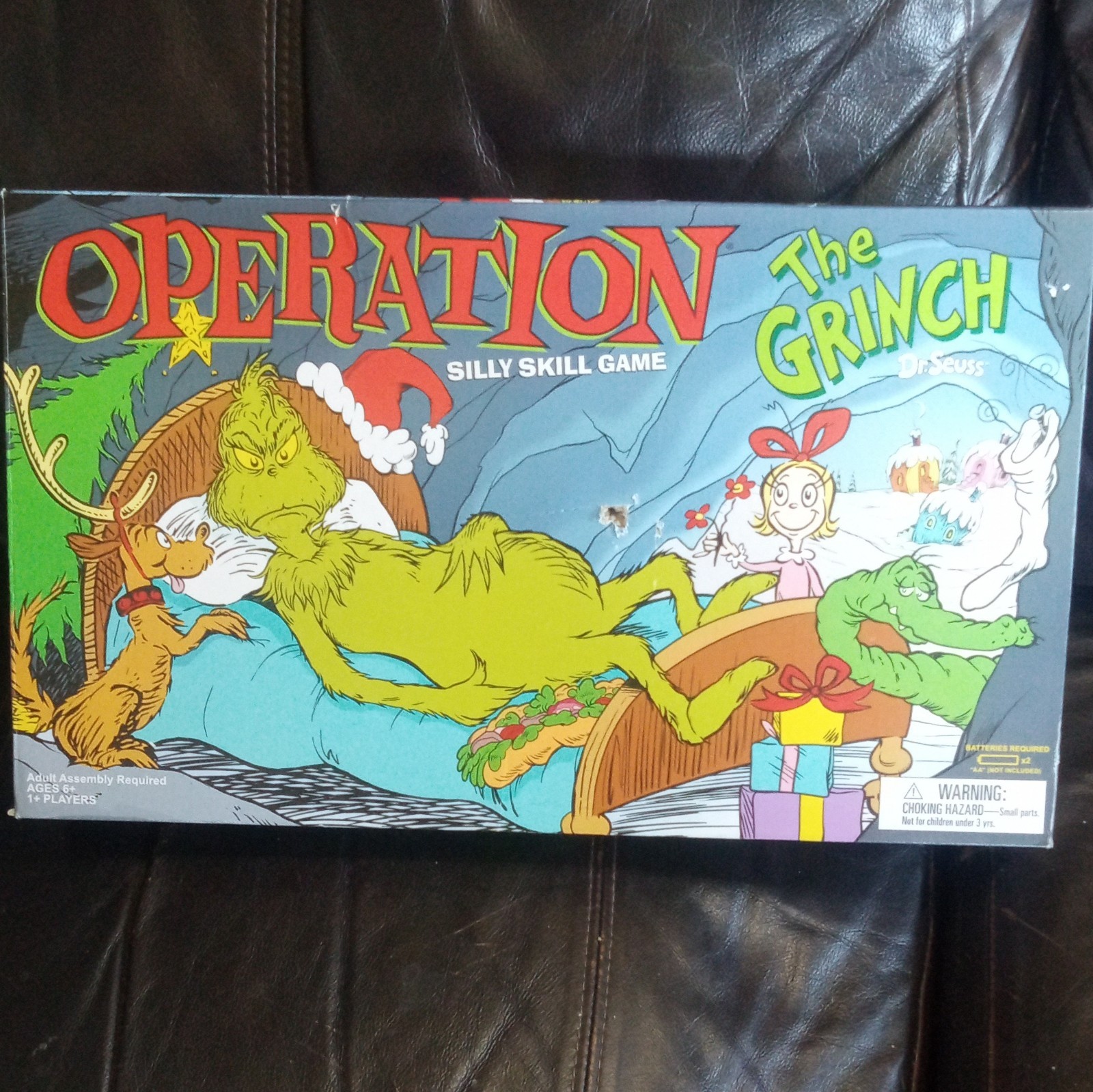 Hasbro Operation The Grinch Electronic Skill & Action Game 1+ Players Ages 6+