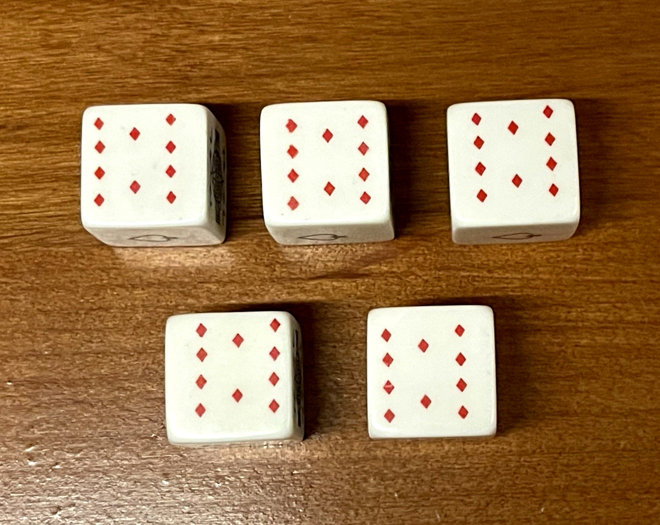 Vintage Poker Dice Game Set – Very Nice – Never Used
