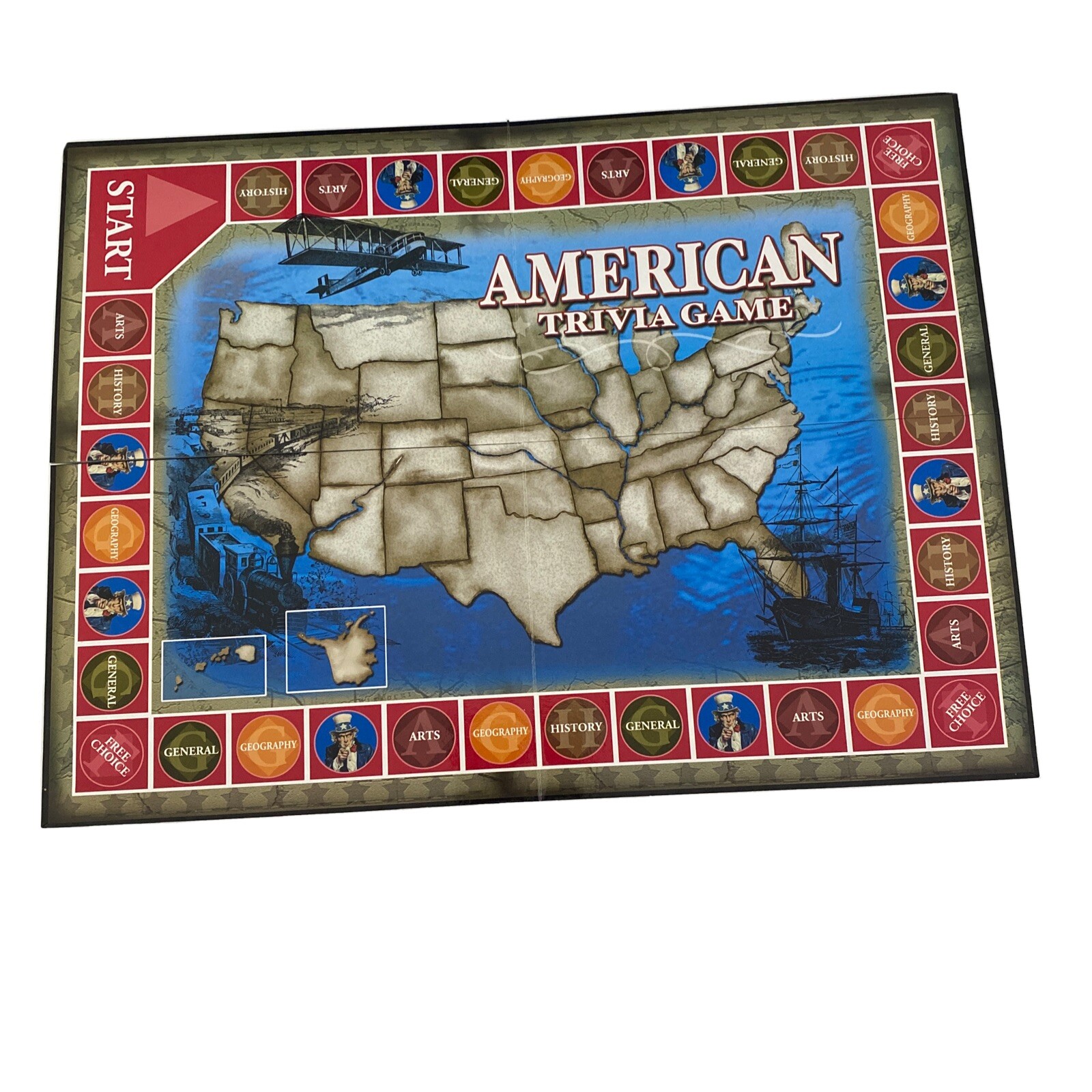 American Trivia Board Game US Trivia United States History 2004 Educational