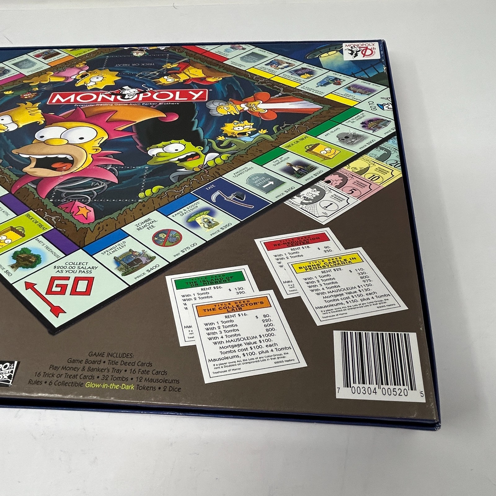 2005 Treehouse Of Horror Monopoly 100% Complete board Game the Simpsons rare