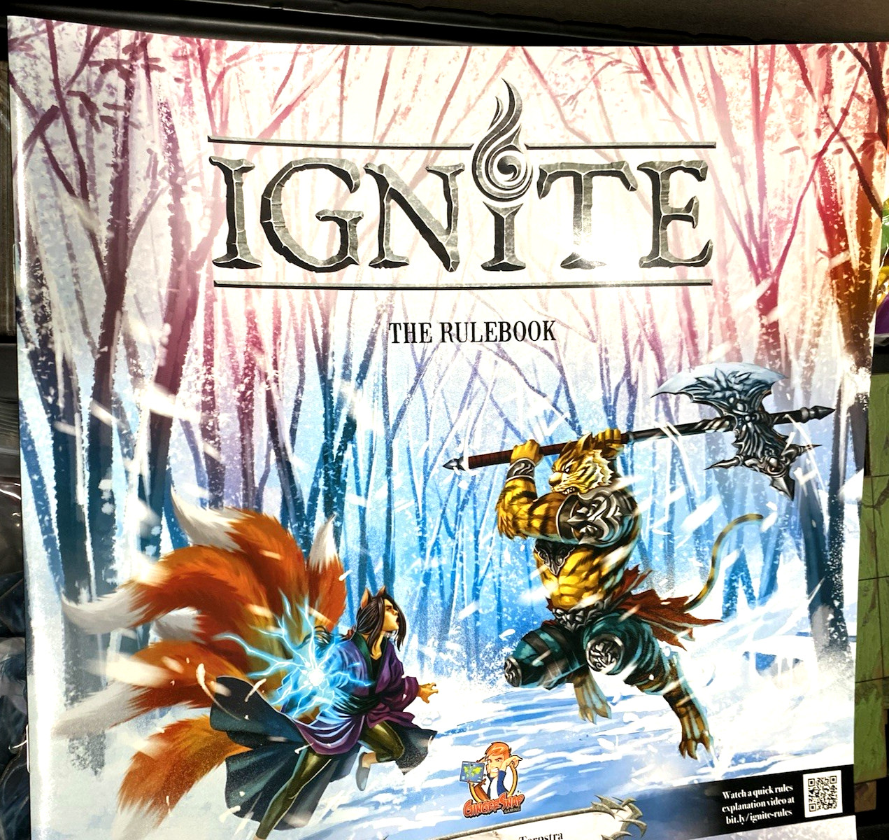 Ignite Board Game With Sealed Kickstarter Edition with all expansions.