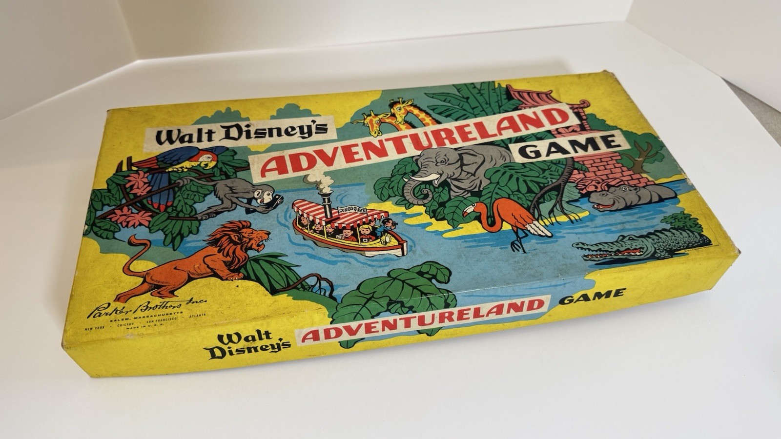 Vintage 1956 Walt Disney Adventureland Board Game by Parker Brothers