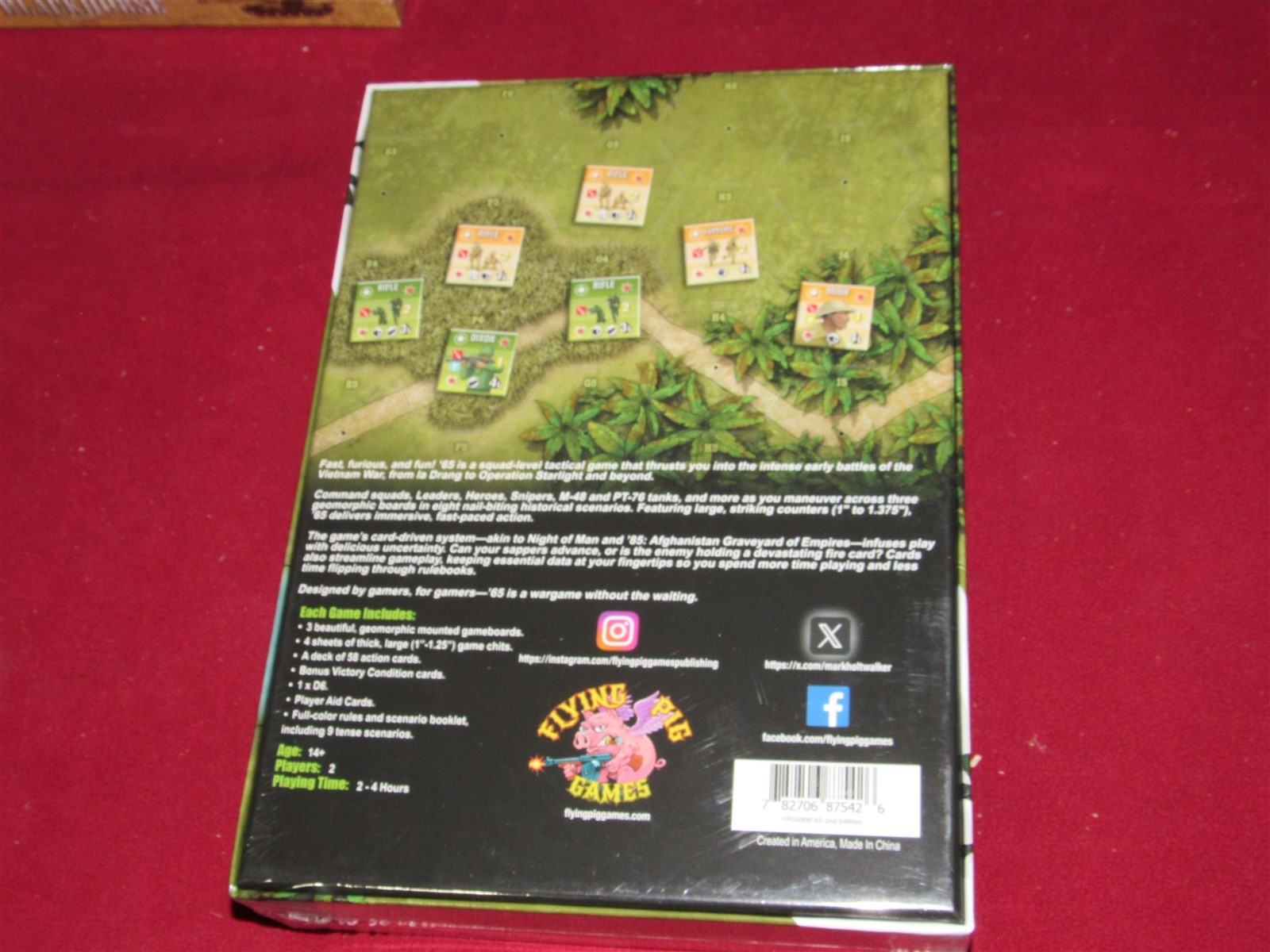 Flying Pig Games: ’65 Squad Level Combat in Vietnam 2nd Edition: Sealed