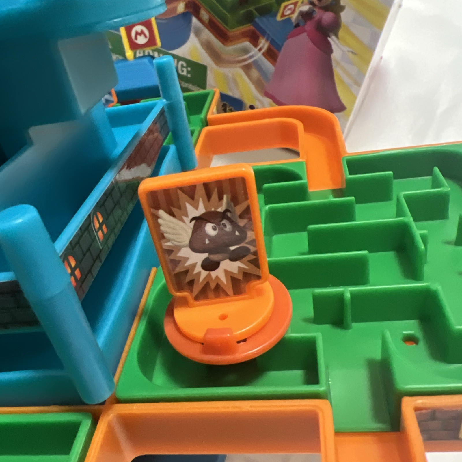Epoch Games Super Mario Adventure DX Tabletop Skill and Action Game.