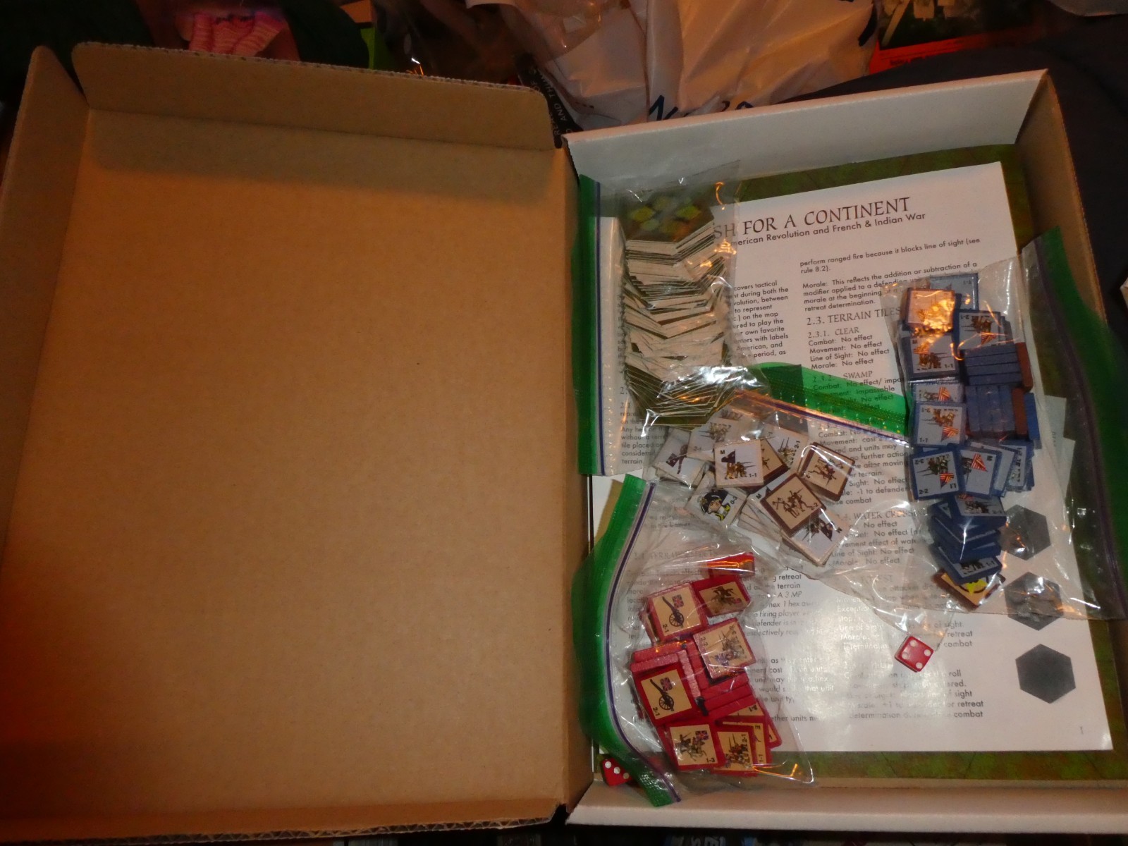 Worthington Games: Wars for America: Clash for a Continent.