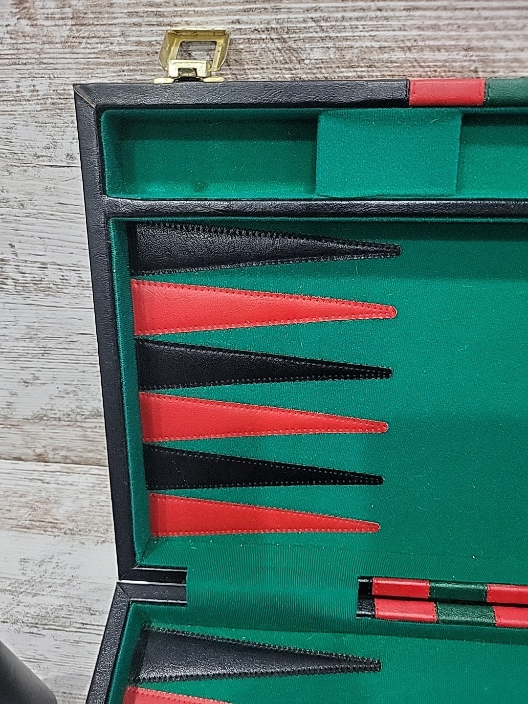 Vintage Reiss Backgammon Board Game Briefcase Set