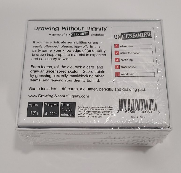 Drawing Without Dignity Game Uncensored Sketches Ages 17+