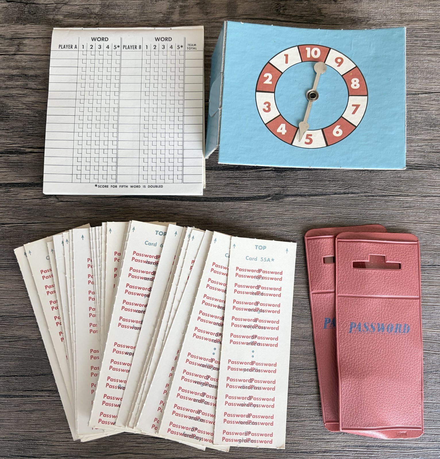 Vintage 1970 Milton Bradley PASSWORD Twelfth Edition #4260 99% Complete