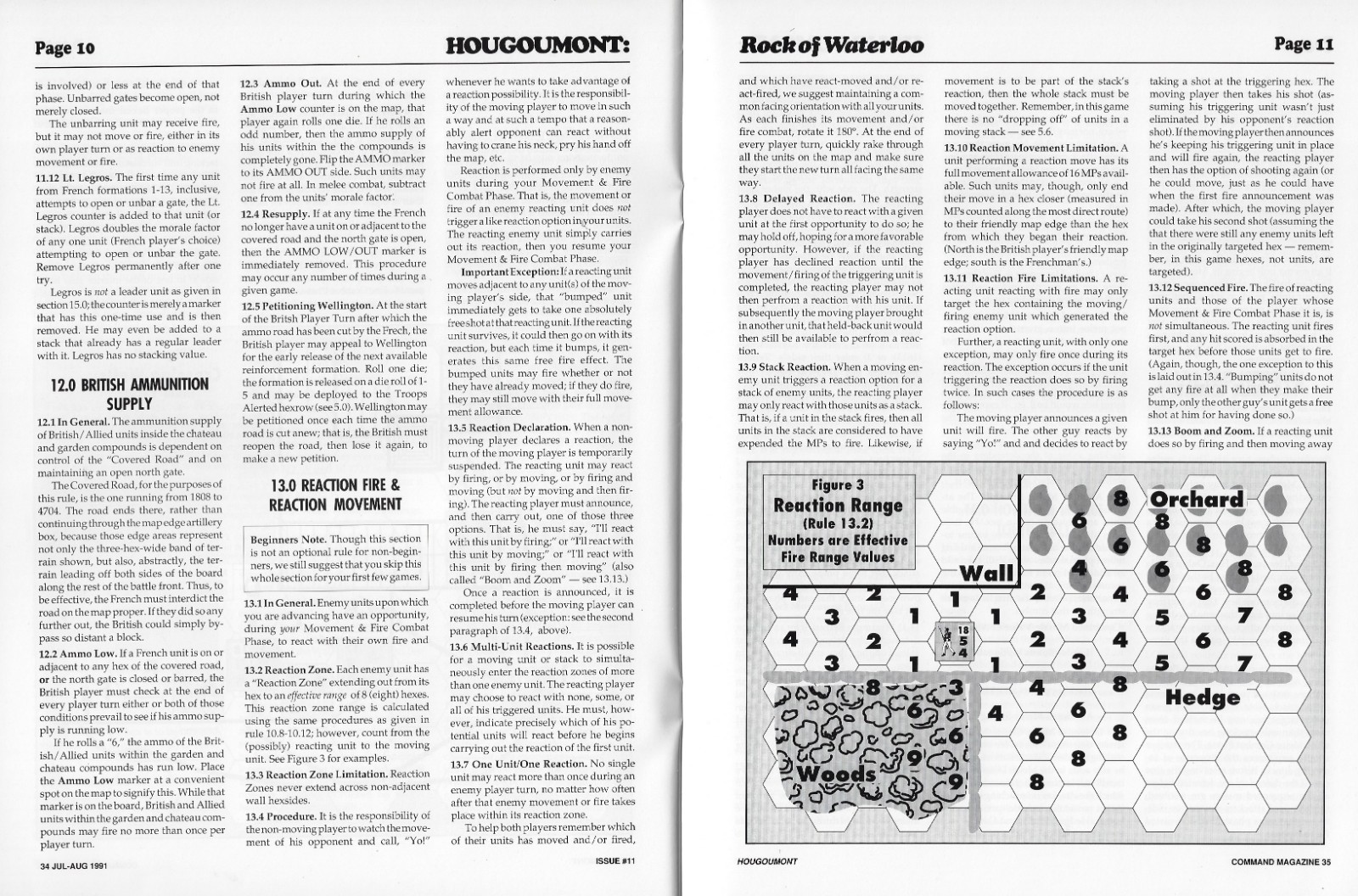 Command Magazine #11 Hougoumont – Rock of Waterloo Napoleonic Wars Unpunched