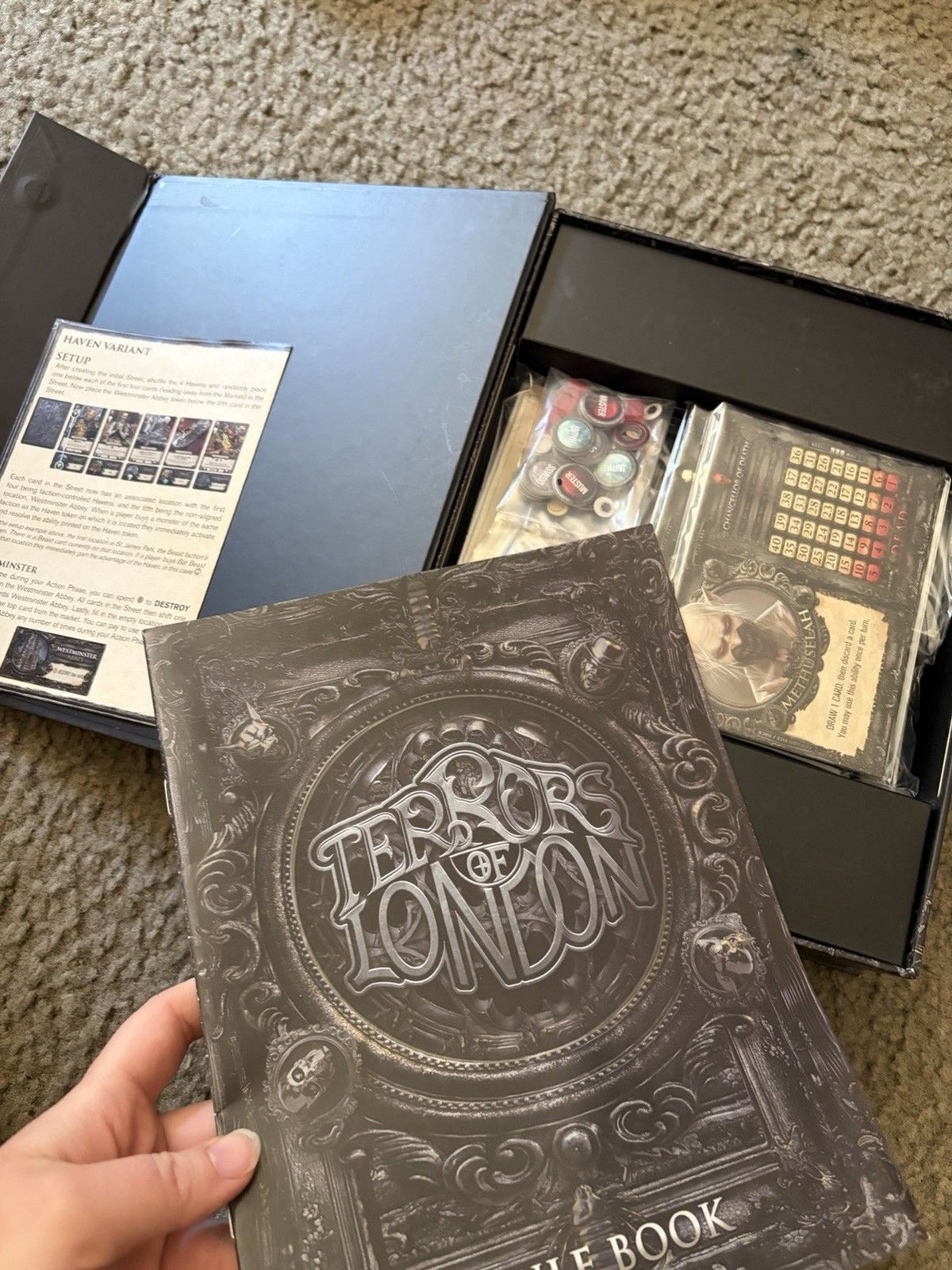 Terrors Of London Board Game (Kolossal Games) – 100% Complete, Fully Sleeved