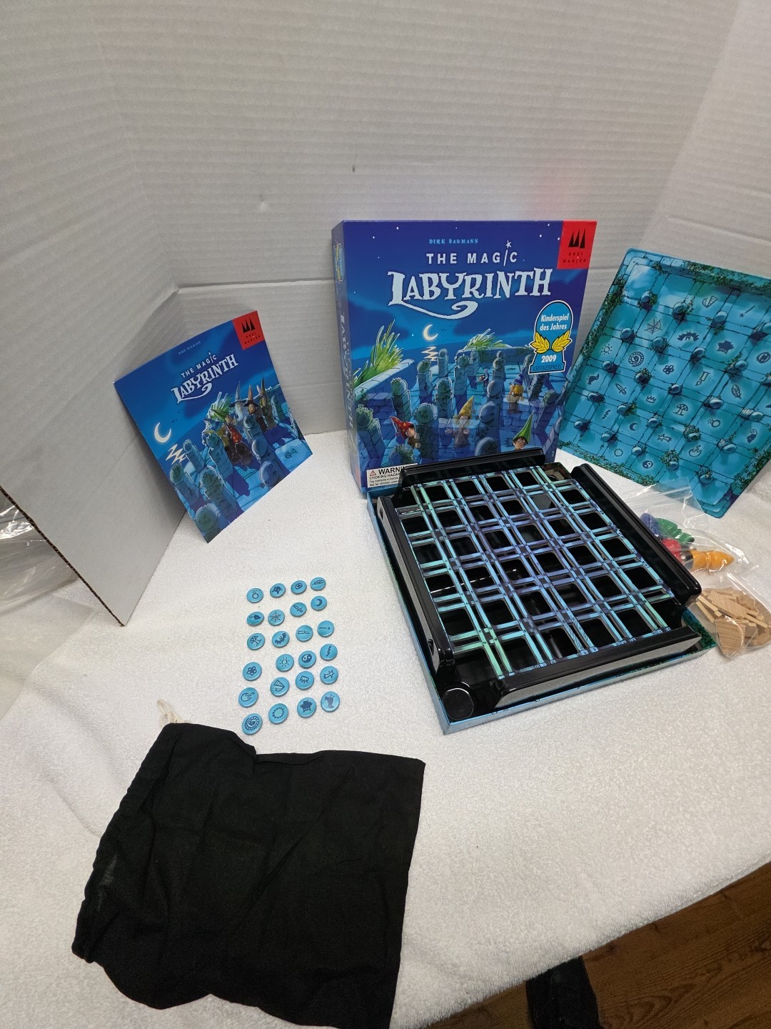 The Magic Labyrinth Game COMPLETE Drei Magier 2009 Maze Marbles Fantasy