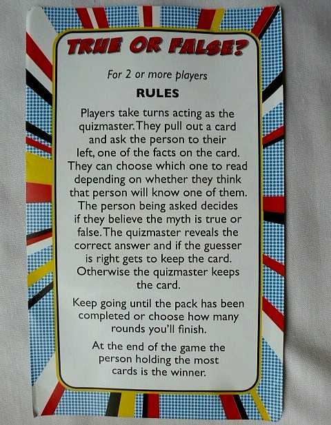 True or False The Hilarious Trivia Game Lagoon Group Urban Myths Fact Fiction